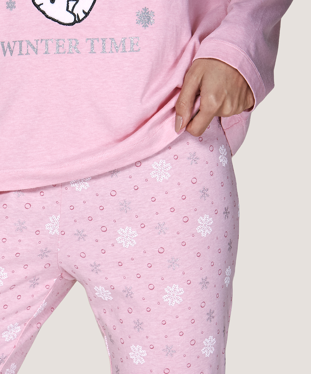 Pijama Cotton Snoopy Mujer | Comodidad Y Calidez - Imagen 9