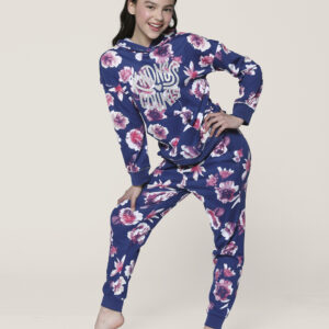 Pijama Algodón Con Capucha Niñas | Ternura Y Brillo