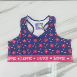 Top De Niña De Algodón Y Spandex