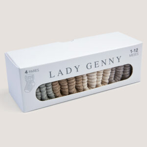 Calcetin Algodón Bebe (Pack 4 Pares)