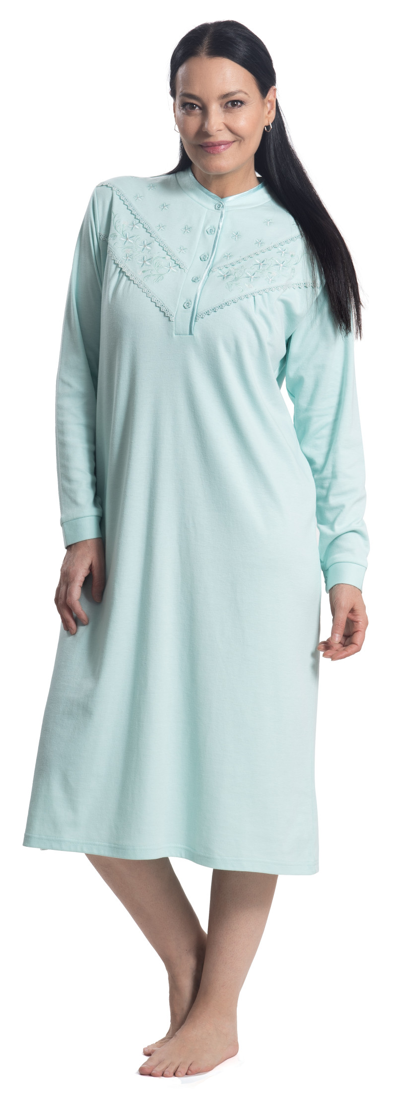 Camisa de dormir con bordado MON AMOUR | Máxima Suavidad - Imagen 9