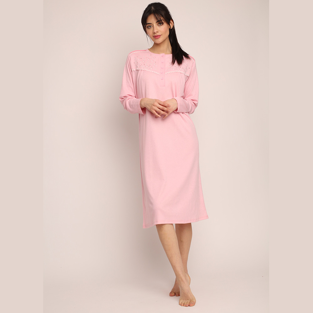 Camisa algodón acanalado con bordado | Confort y Suavidad - Imagen 18