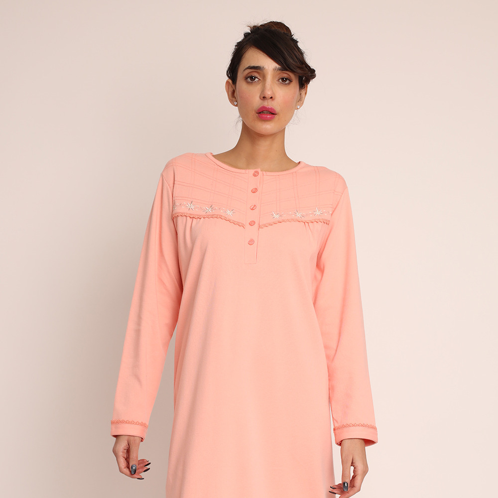 Camisa algodón liso con bordado tallas grandes | Confort - Imagen 17