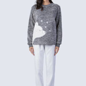 Pijama Polar Peluche Mujer