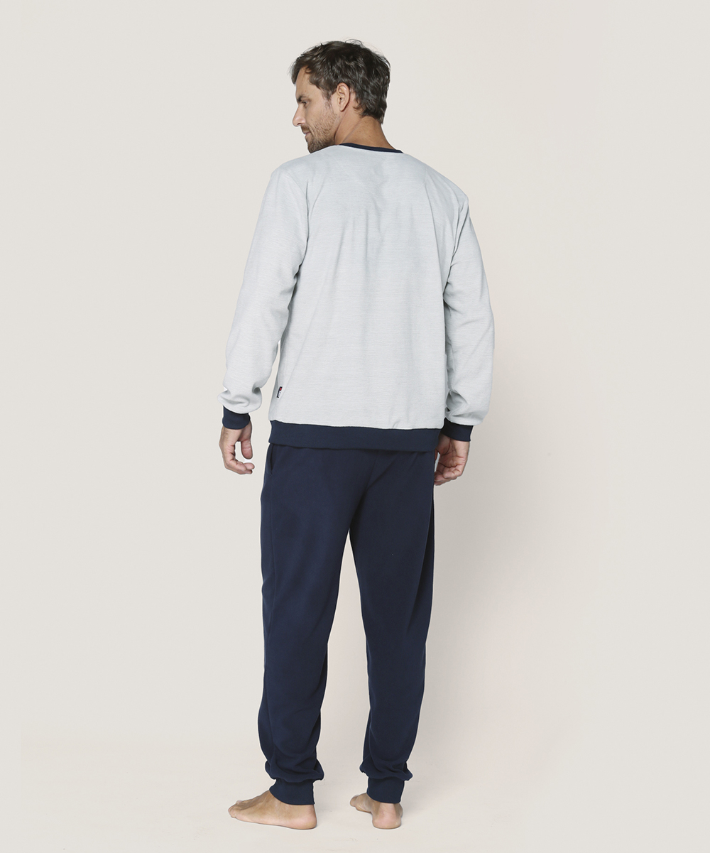 Pijama Micropolar Hombre | Comodidad y Estilo LADY GENNY - Imagen 3