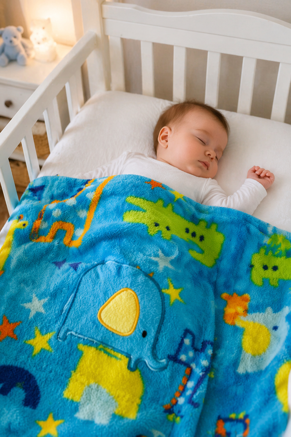 Manta Extra Suave Niño PUMUCKI Azul | Máximo Confort Bebés