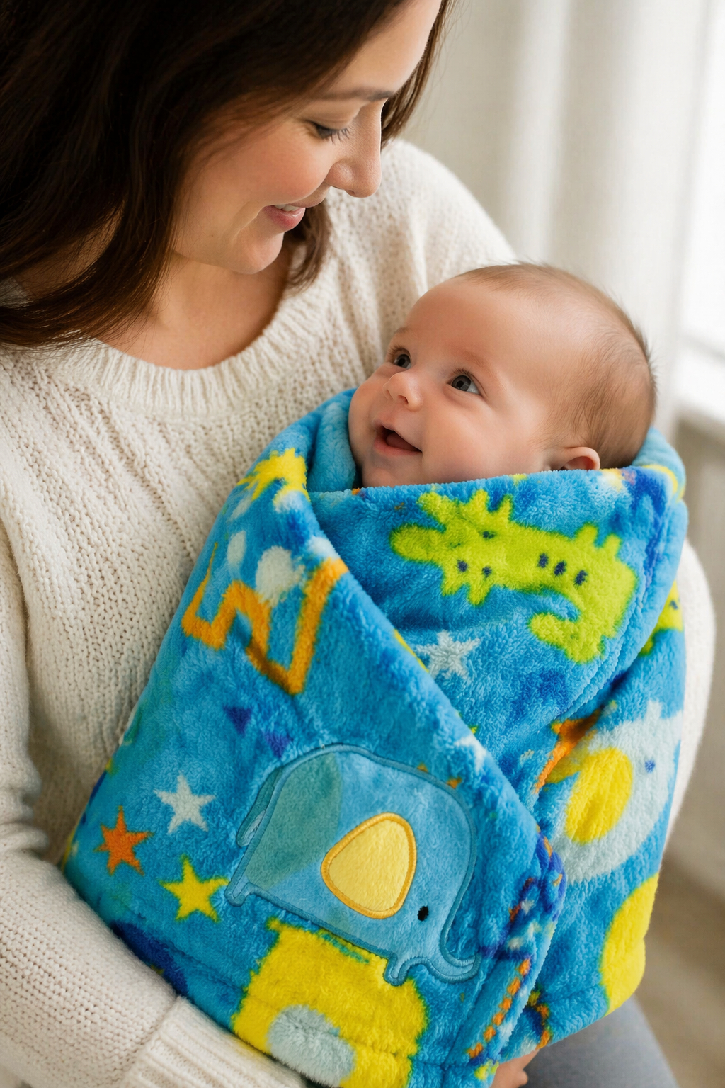 Manta Extra Suave Niño PUMUCKI Azul | Máximo Confort Bebés