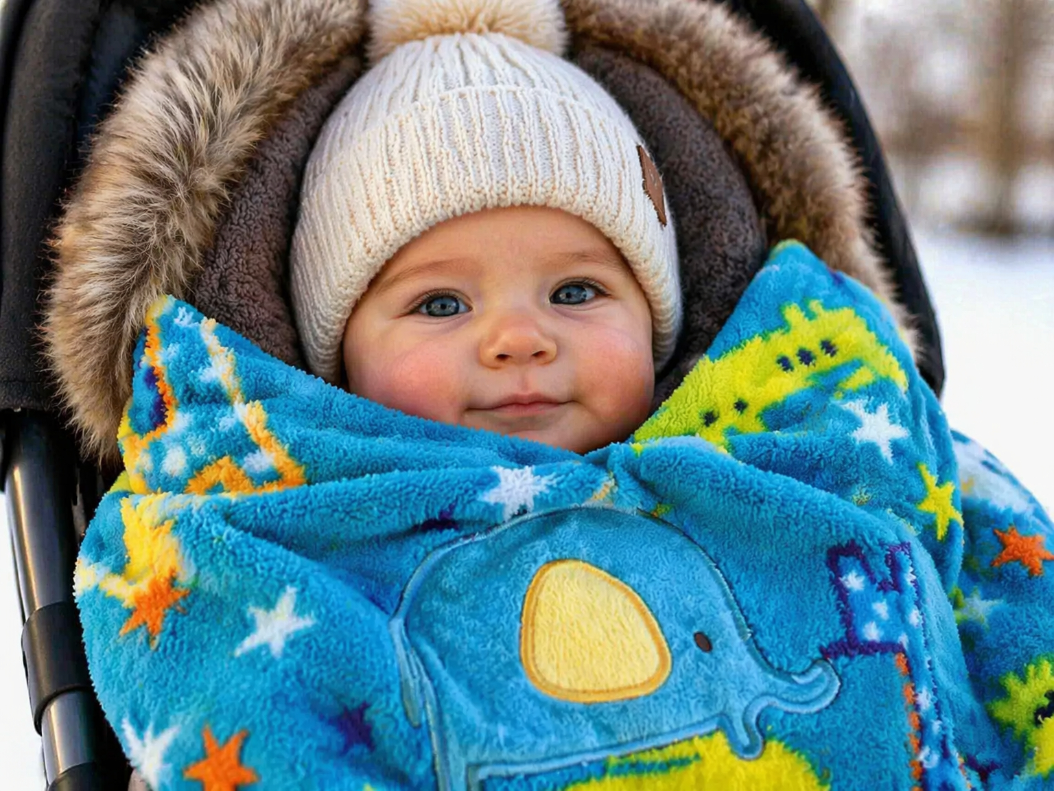Manta Extra Suave Niño PUMUCKI Azul | Máximo Confort Bebés