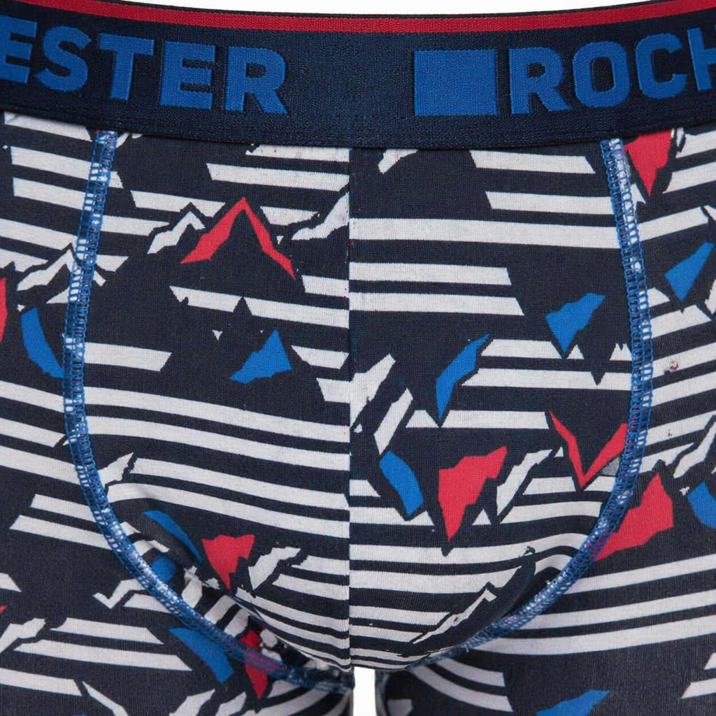 Boxer Ajustado de Algodón con Estampado