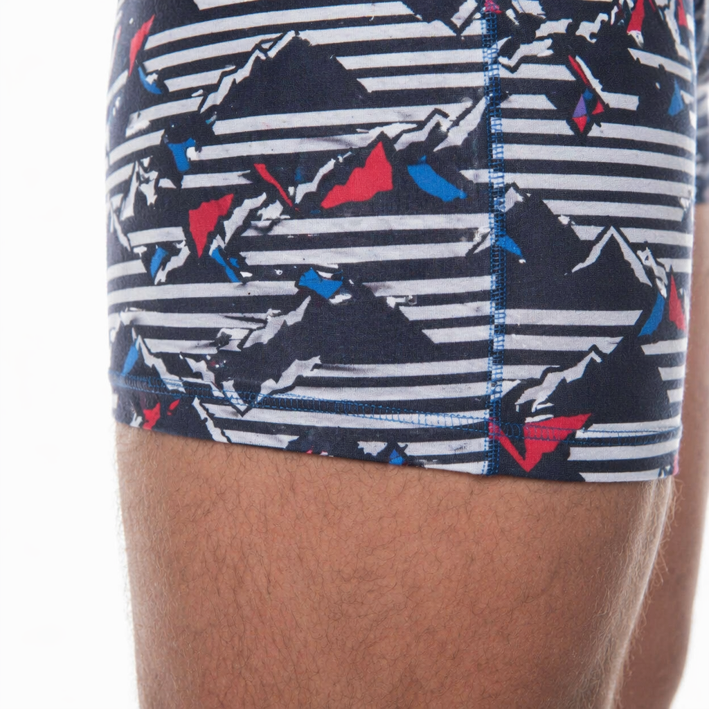 Boxer Ajustado de Algodón con Estampado