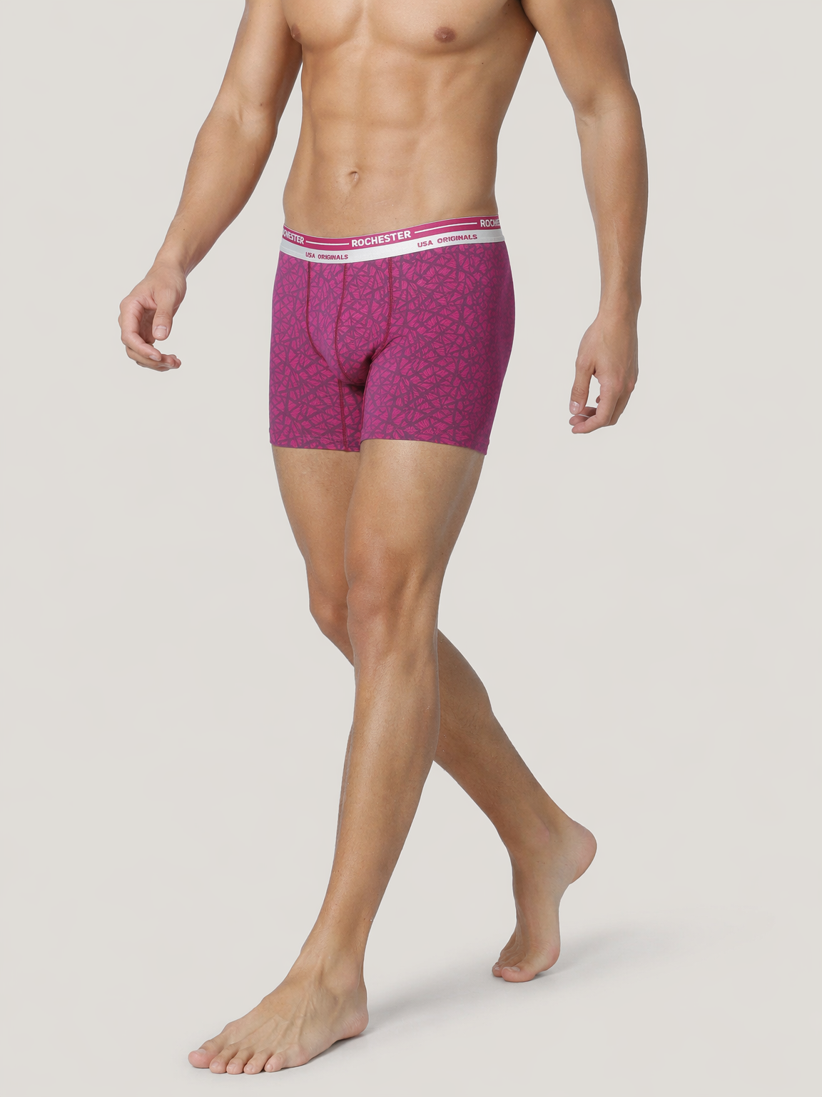 Boxer Ajustado de Algodón con Estampado