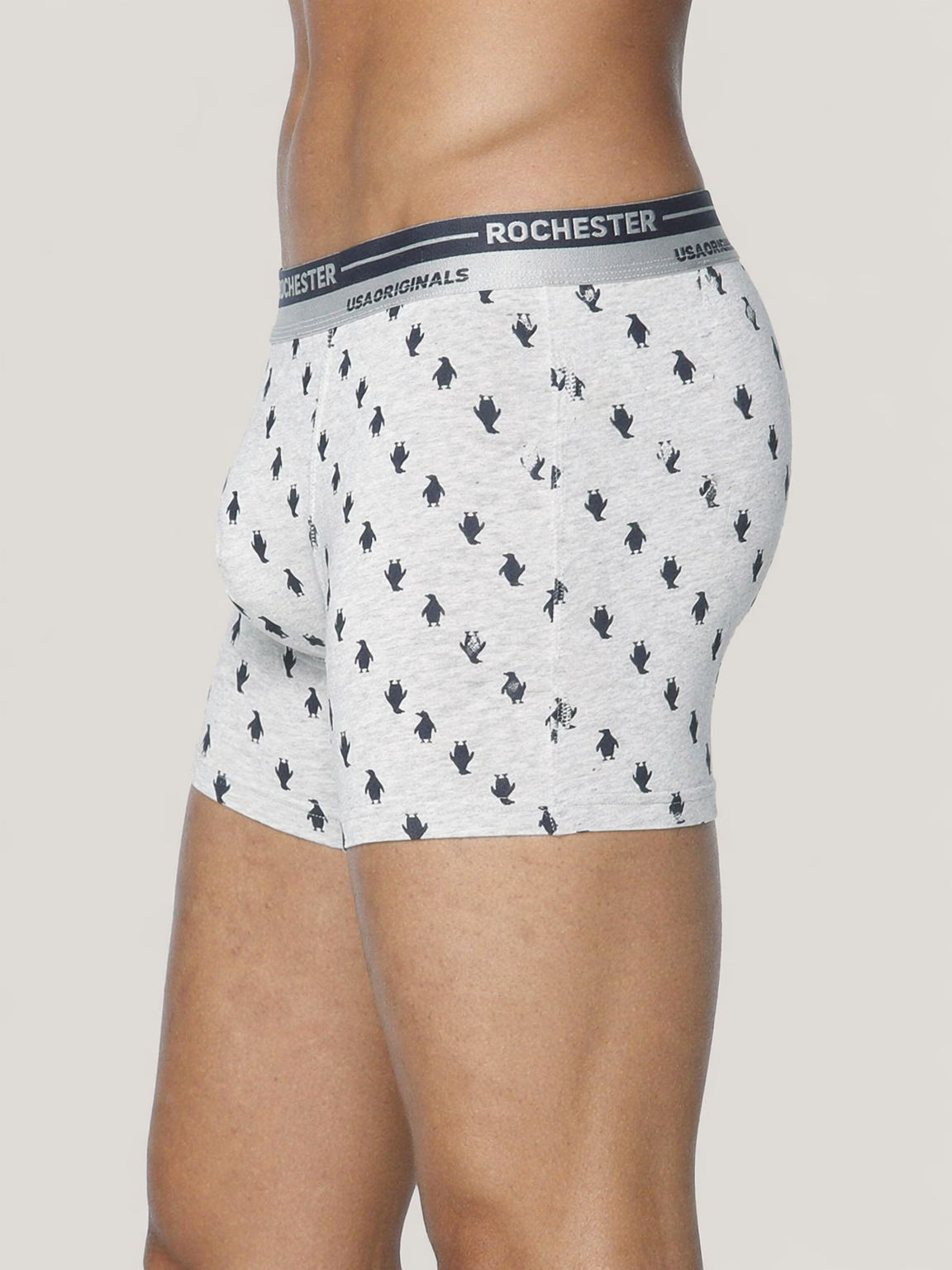 Boxer Ajustado de Algodón con Estampado