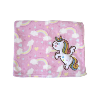 Manta extra suave bebe unicornio | Maximo confort y calor