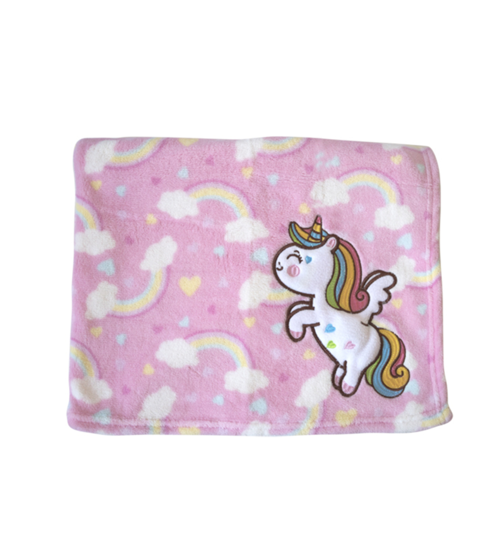 Manta extra suave bebe unicornio | Maximo confort y calor
