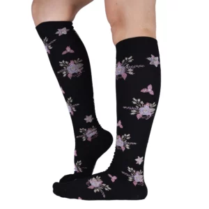 Bucaneras Compresión Flores Rosadas | Descanso y Estilo