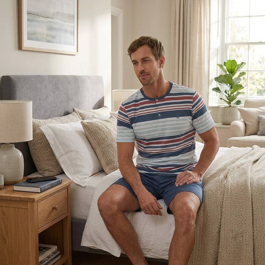 Pijama Cotton Rayas Hombre | Frescura y Confort