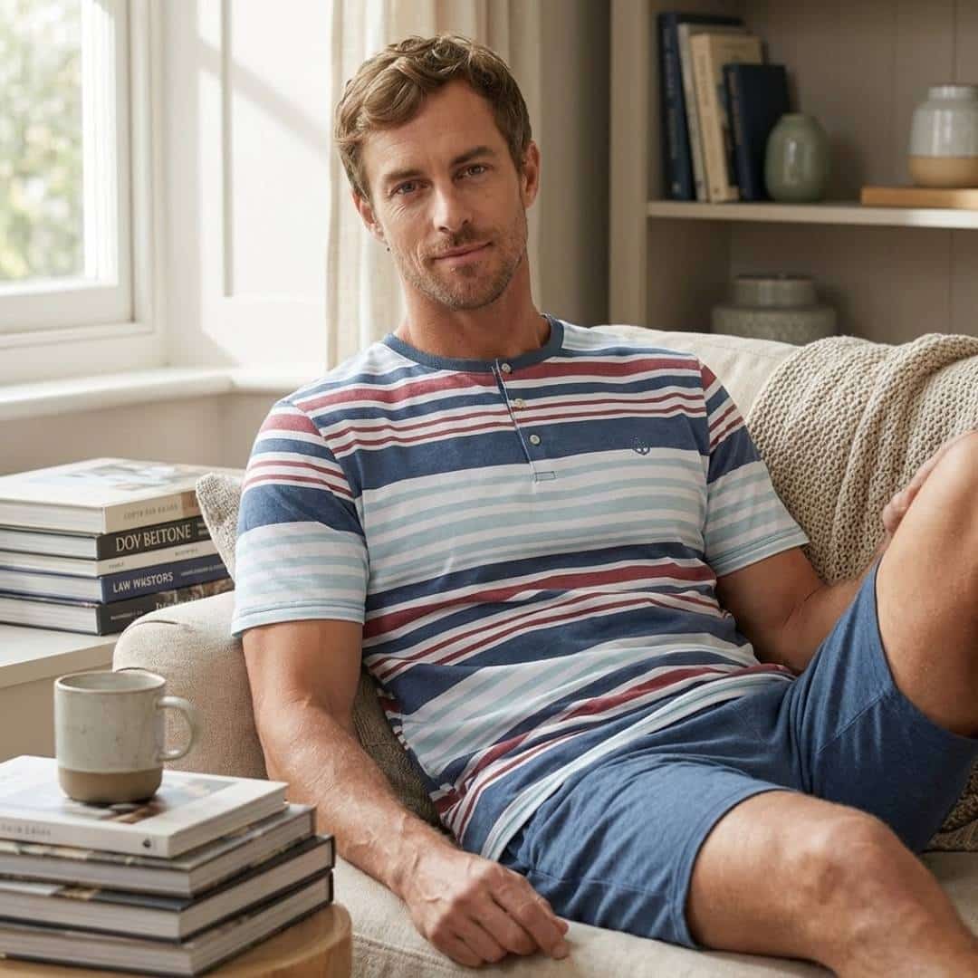 Pijama Cotton Rayas Hombre | Frescura y Confort