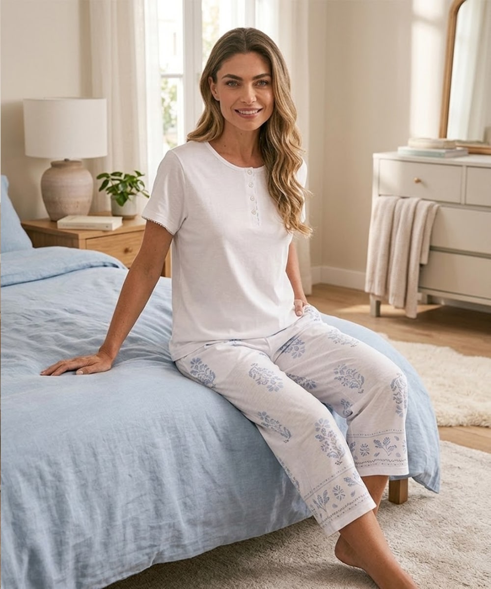 Pijama Verano Mujer Floral | Frescura y Ternura