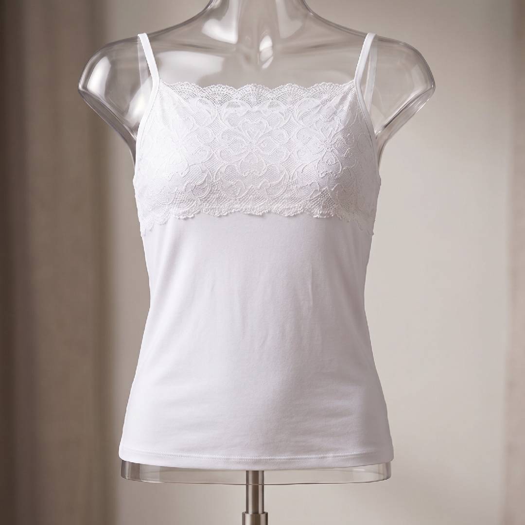 Camiseta Microfibra Encaje | Confort y Estilo Diario