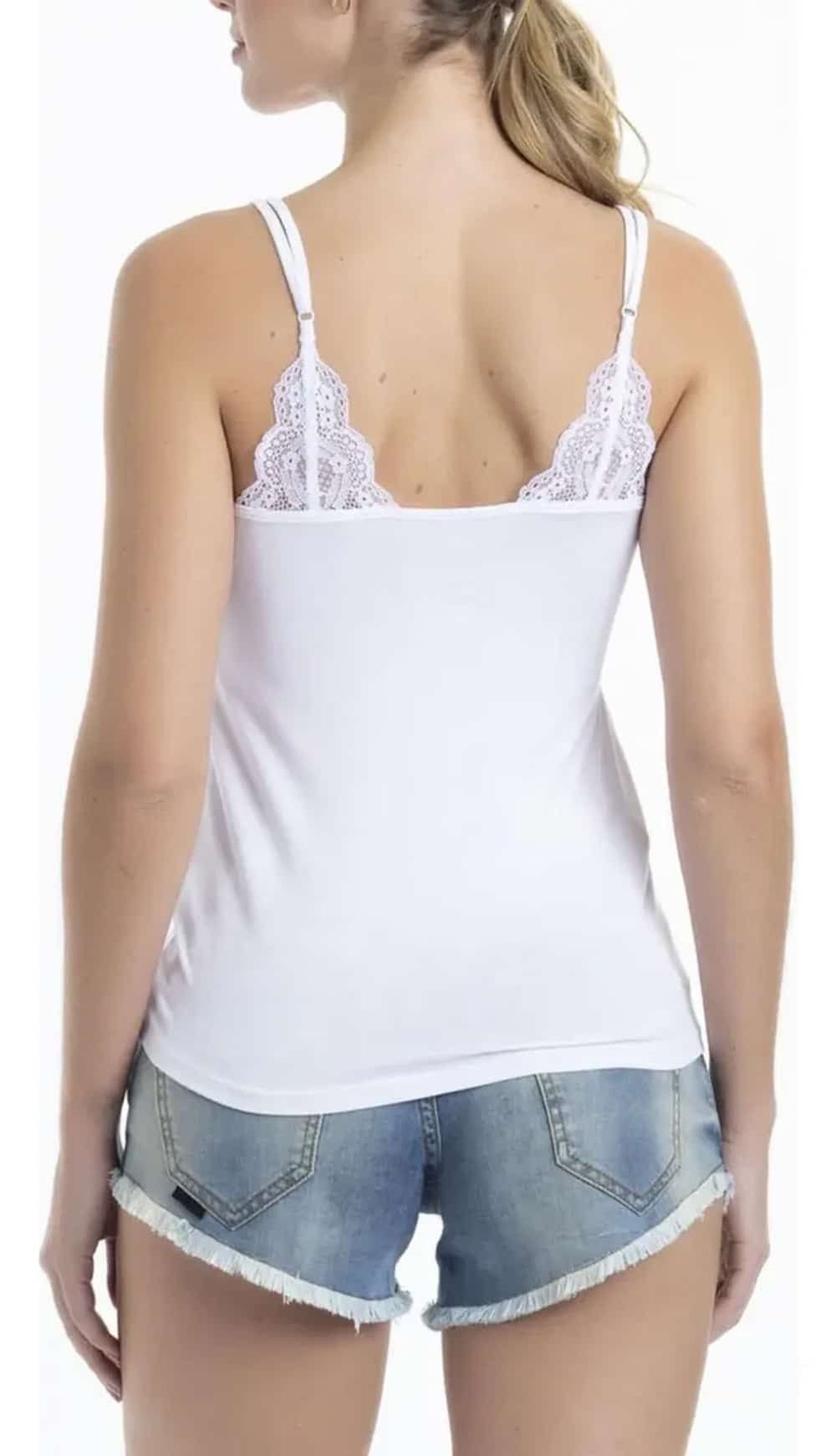 Camiseta Viscosa Encaje | Suavidad y Comodidad Diaria