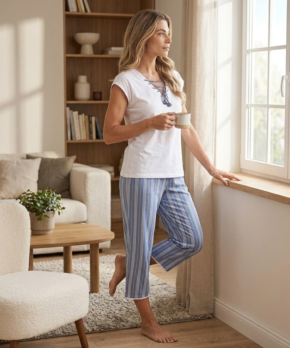 Pijama Verano Mujer Cotton Viscosa | Comodidad Fresca