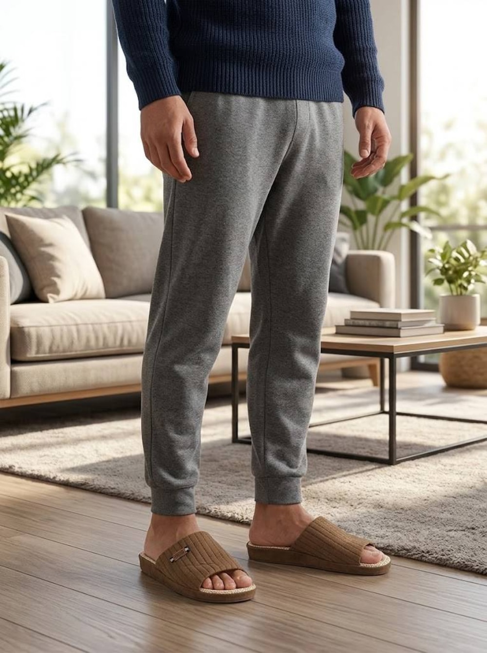 Pantuflas Hombre Abiertas | Comodidad Perfecta en Casa