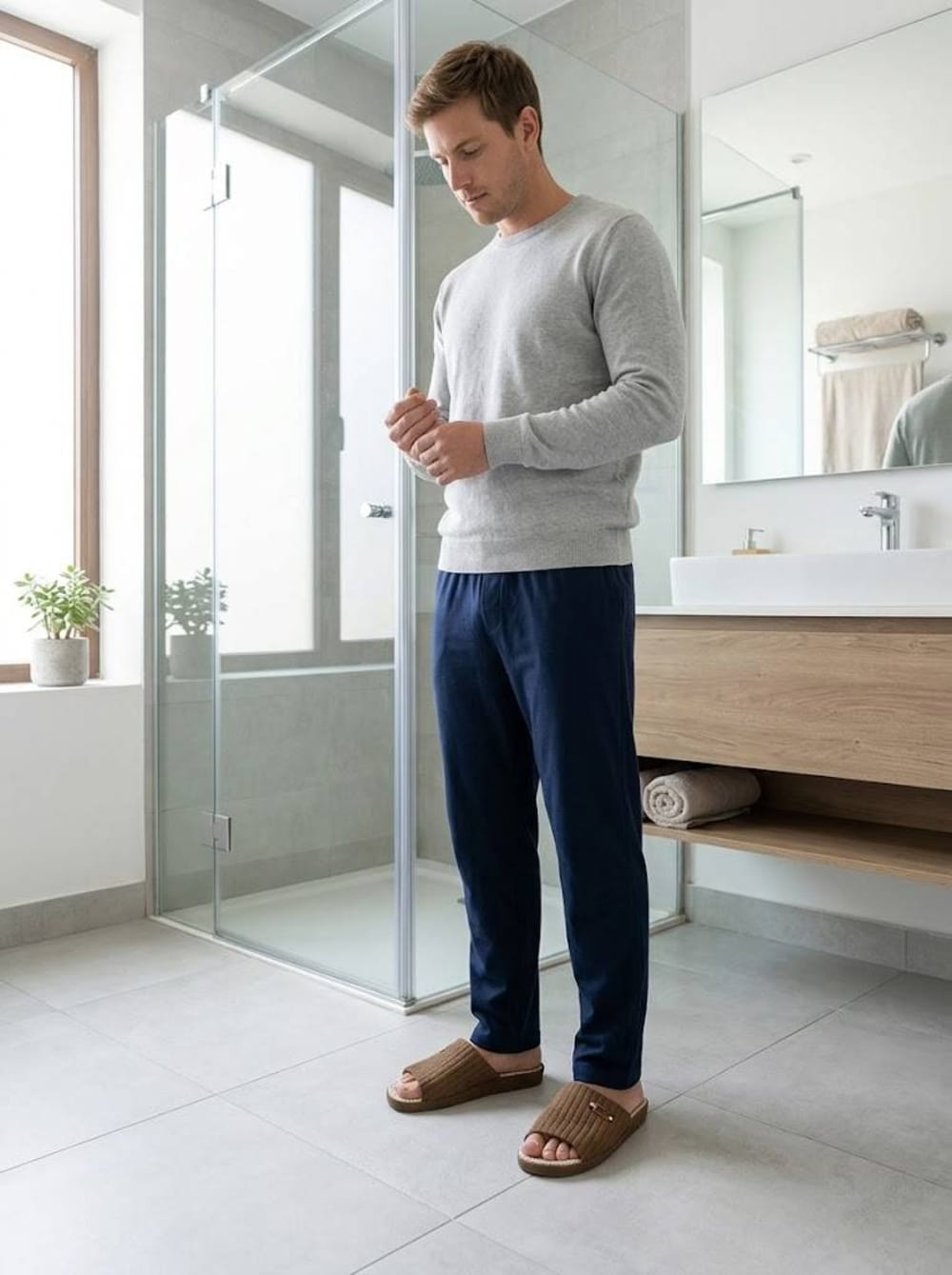 Pantuflas Hombre Abiertas | Comodidad Perfecta en Casa