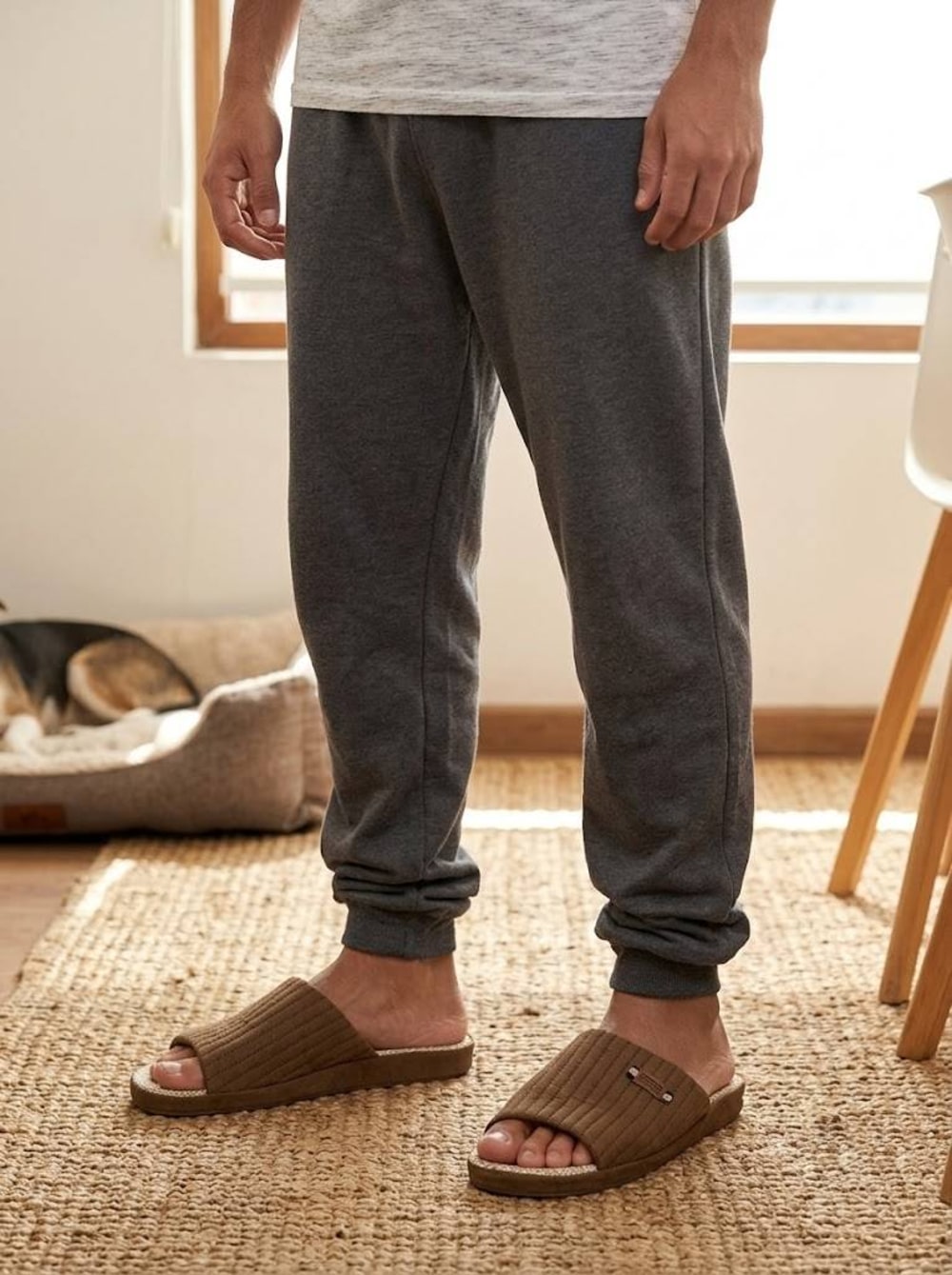 Pantuflas Hombre Abiertas | Comodidad Perfecta en Casa