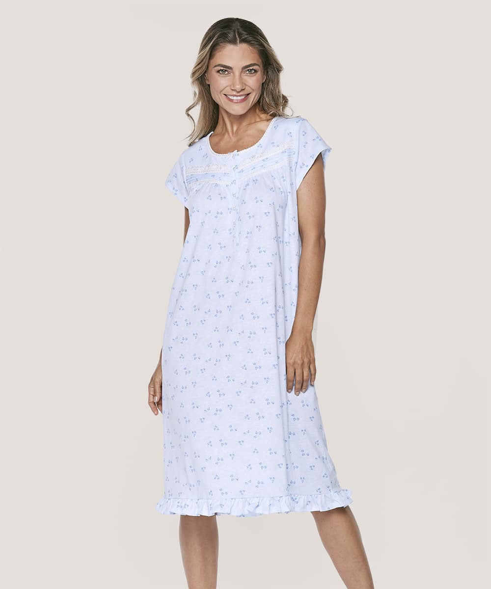 Camisa de dormir estampada | Frescura y Estilo Mediterráneo