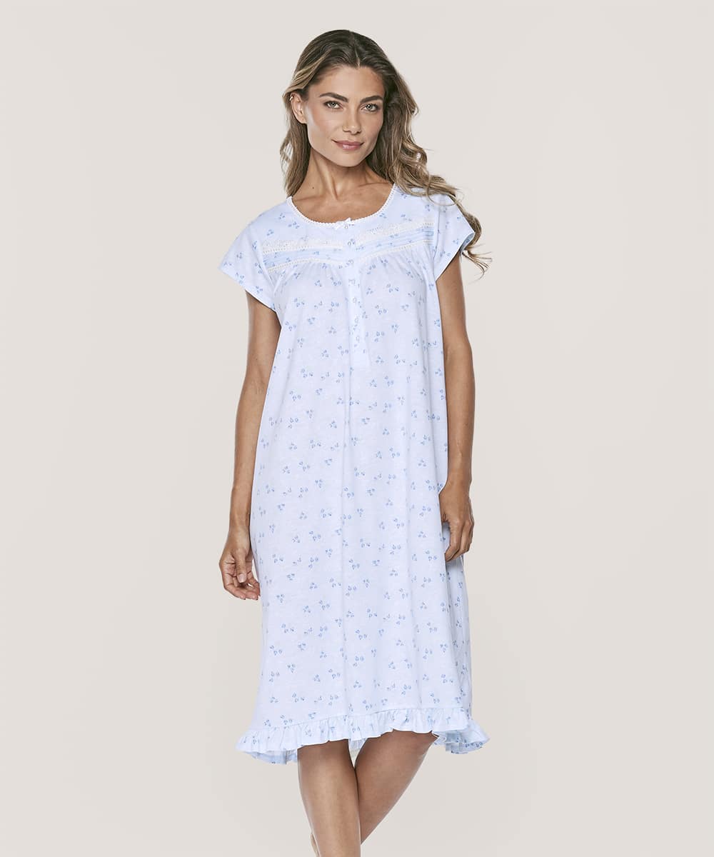 Camisa de dormir estampada | Frescura y Estilo Mediterráneo