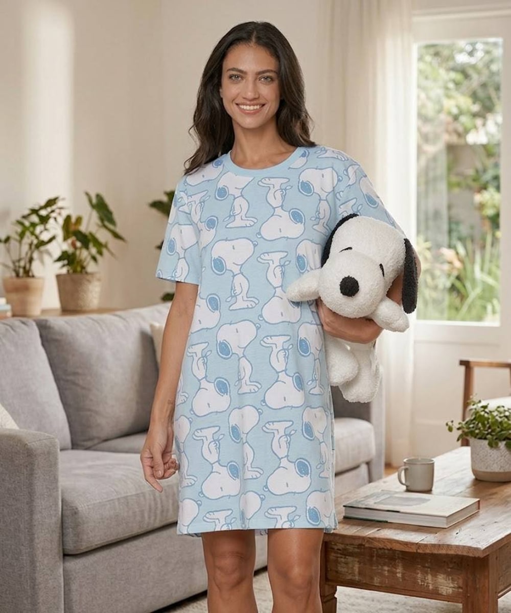 Camisola Cotton Snoopy | Libertad para tus Viajes