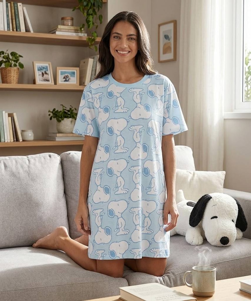 Camisola Cotton Snoopy | Libertad para tus Viajes