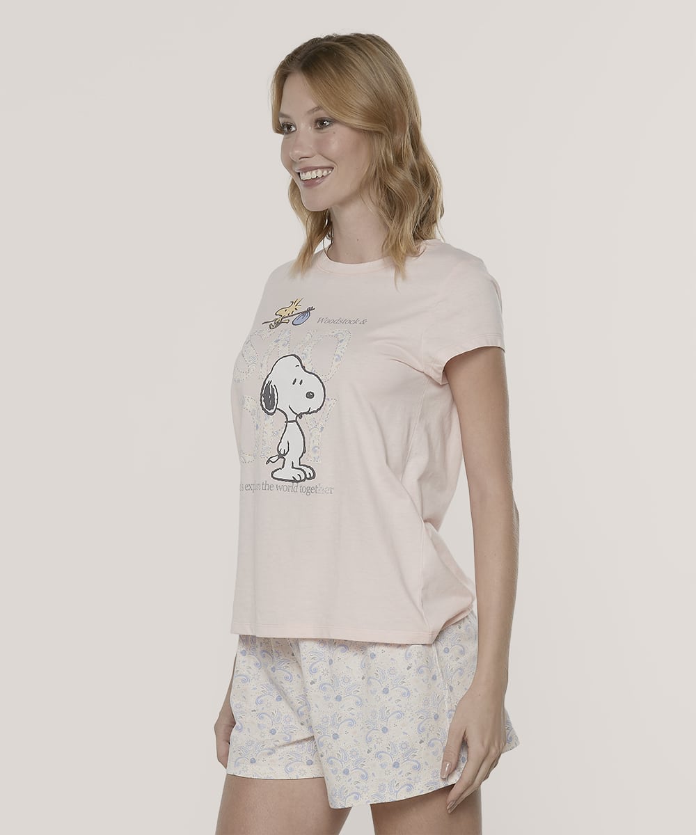 Pijama Cotton Snoopy Cotton | Suavidad y Confort