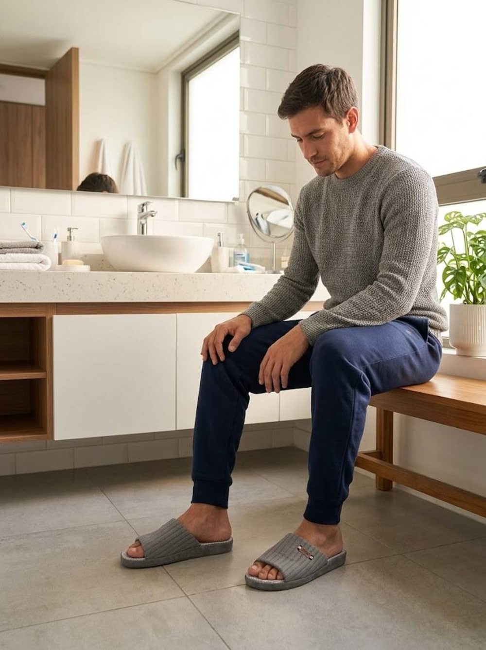 Pantuflas Hombre Abiertas | Comodidad Perfecta en Casa