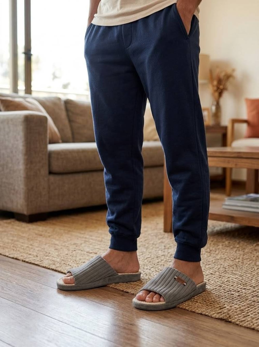 Pantuflas Hombre Abiertas | Comodidad Perfecta en Casa