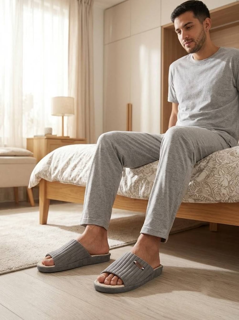 Pantuflas Hombre Abiertas | Comodidad Perfecta en Casa