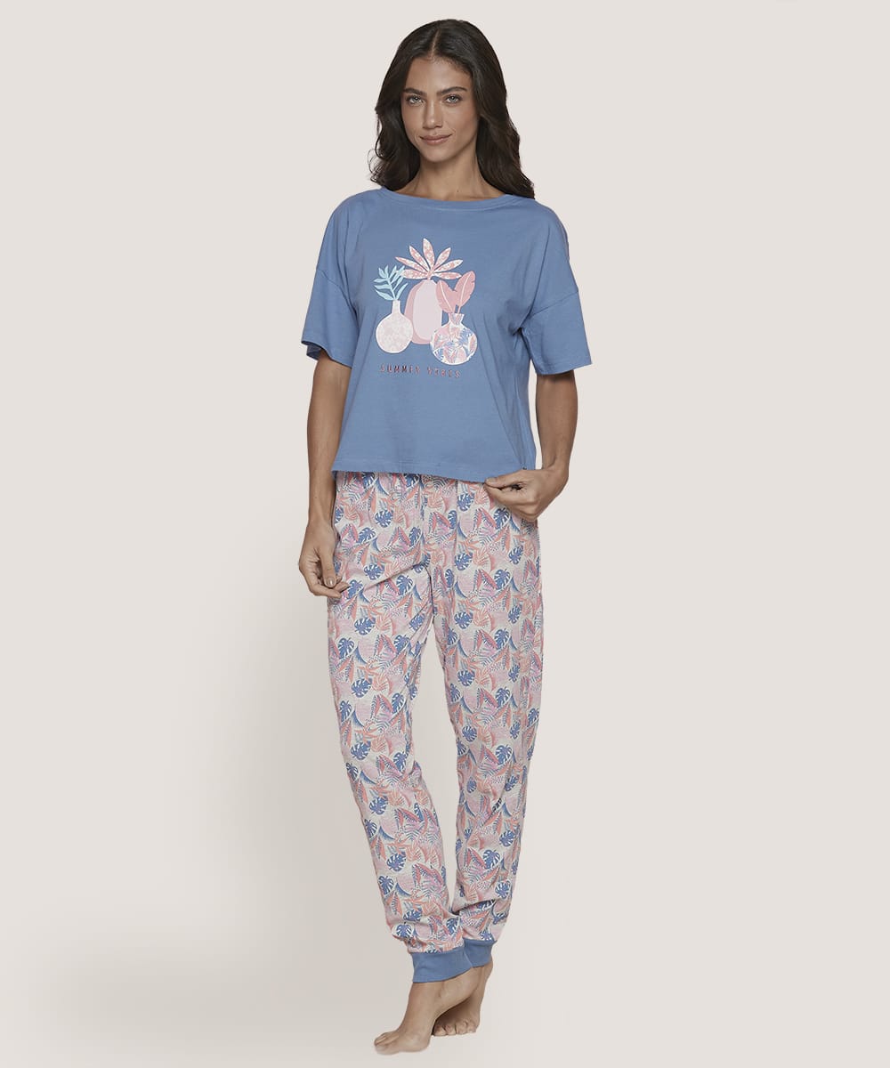 Pijama Algodón Estampado | Suavidad en tus Noches