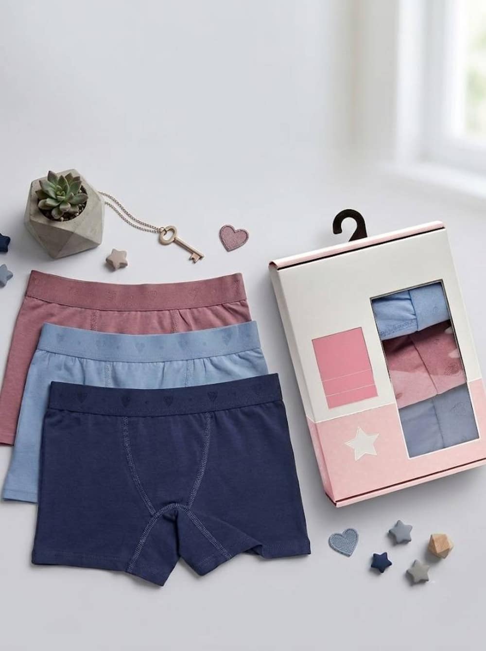 Tripack Boxer Niña Cotton Spandex | Comodidad