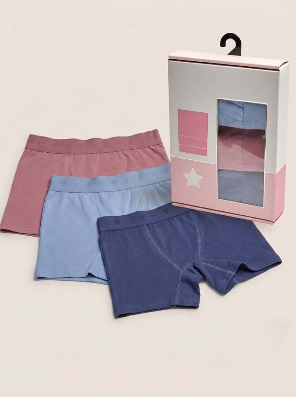 Tripack Boxer Niña Cotton Spandex | Comodidad