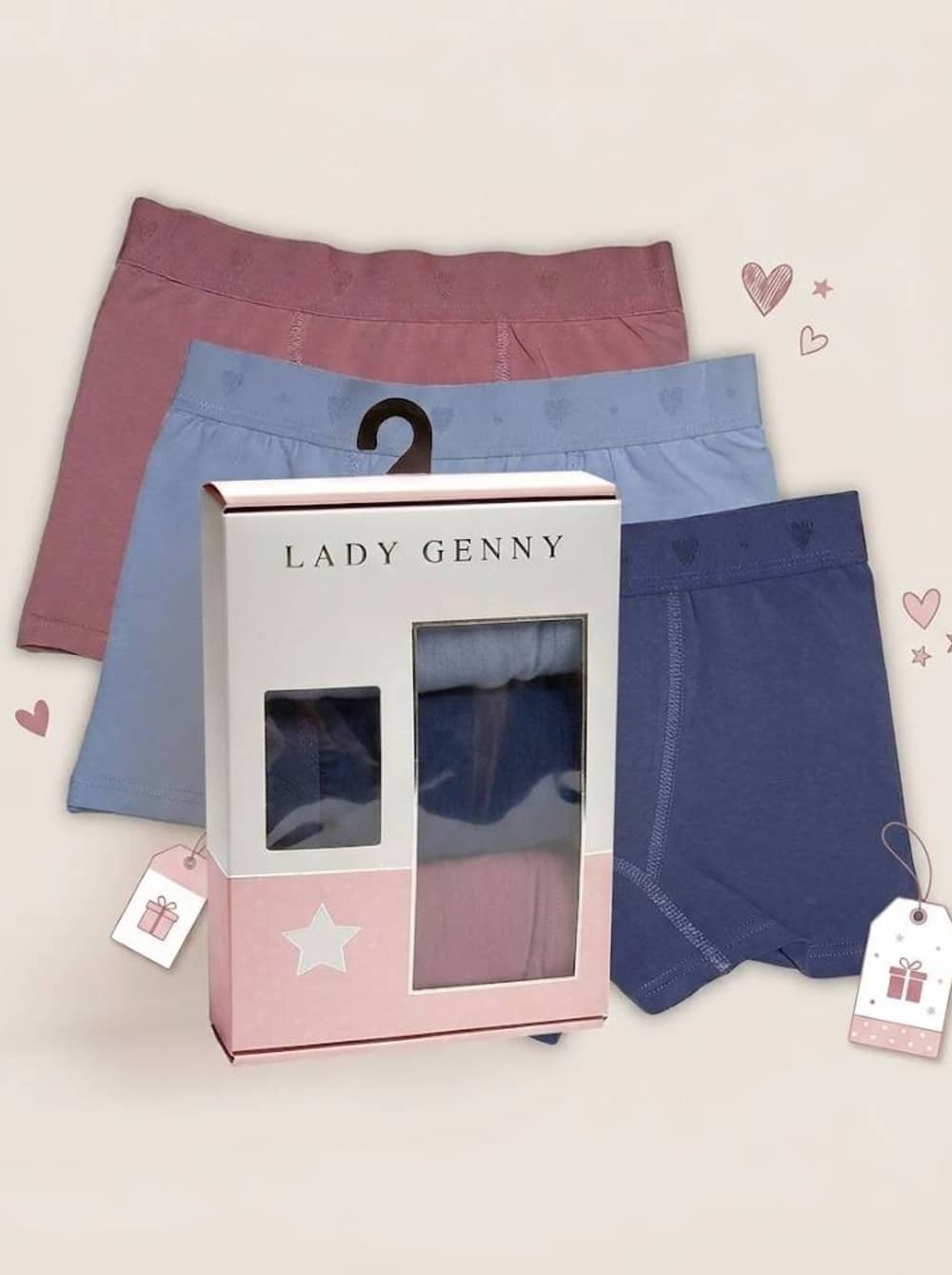 Tripack Boxer Niña Cotton Spandex | Comodidad