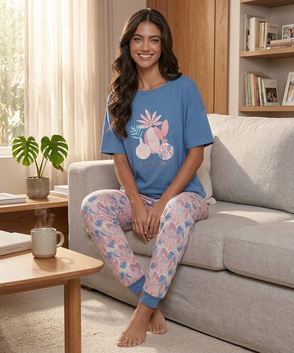 Pijama Algodón Estampado | Suavidad en tus Noches