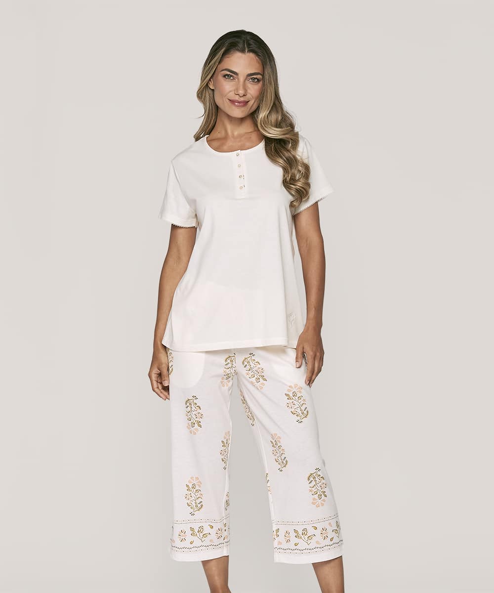 Pijama Verano Mujer Floral | Frescura y Ternura