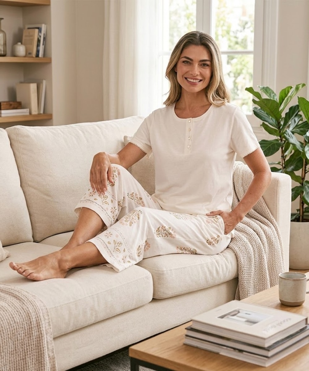 Pijama Verano Mujer Floral | Frescura y Ternura