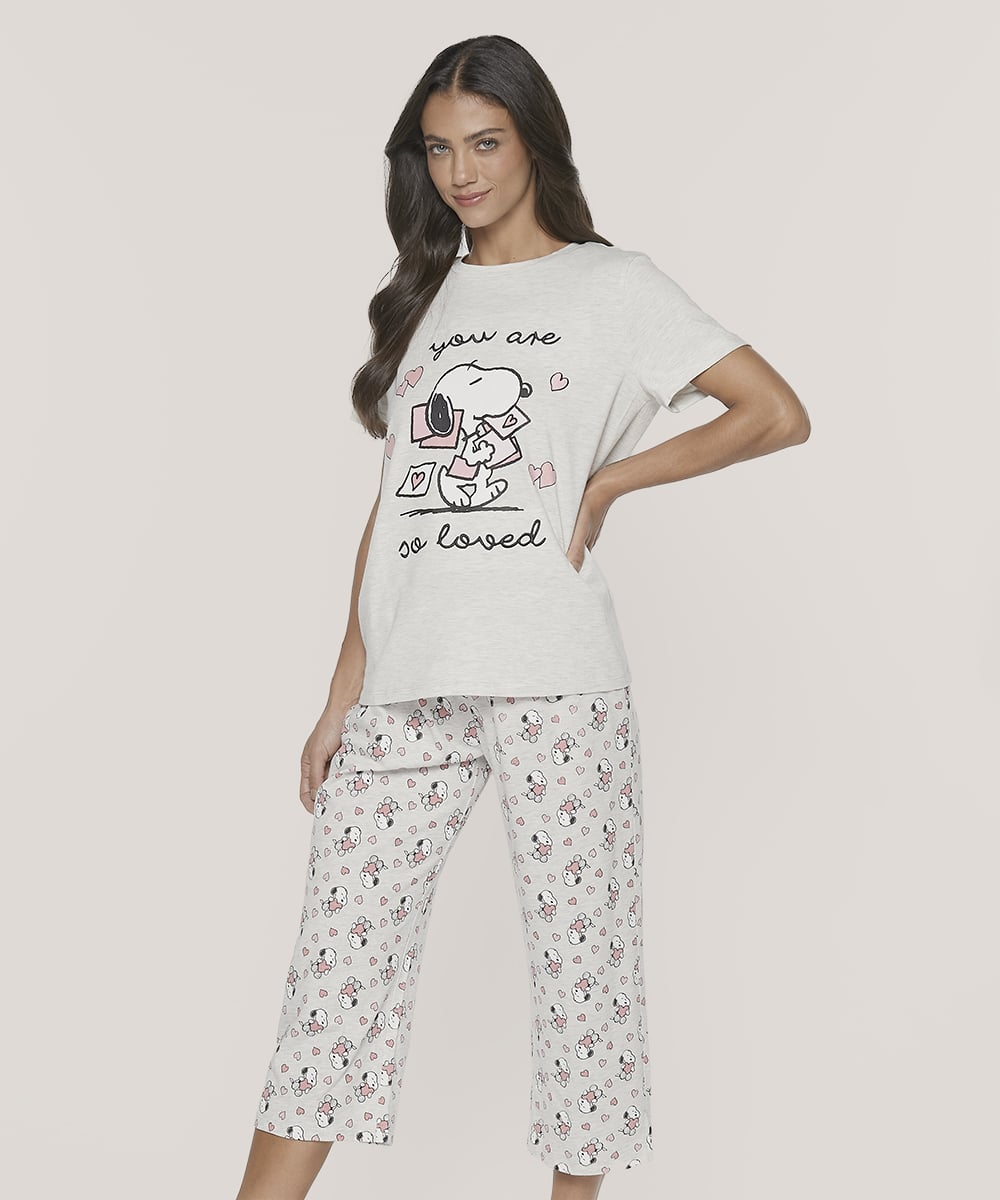 Pijama Cotton Snoopy | Comodidad y Estilo Veraniego