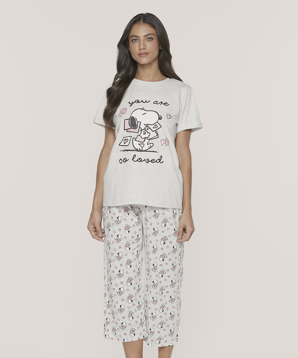 Pijama Cotton Snoopy | Comodidad y Estilo Veraniego