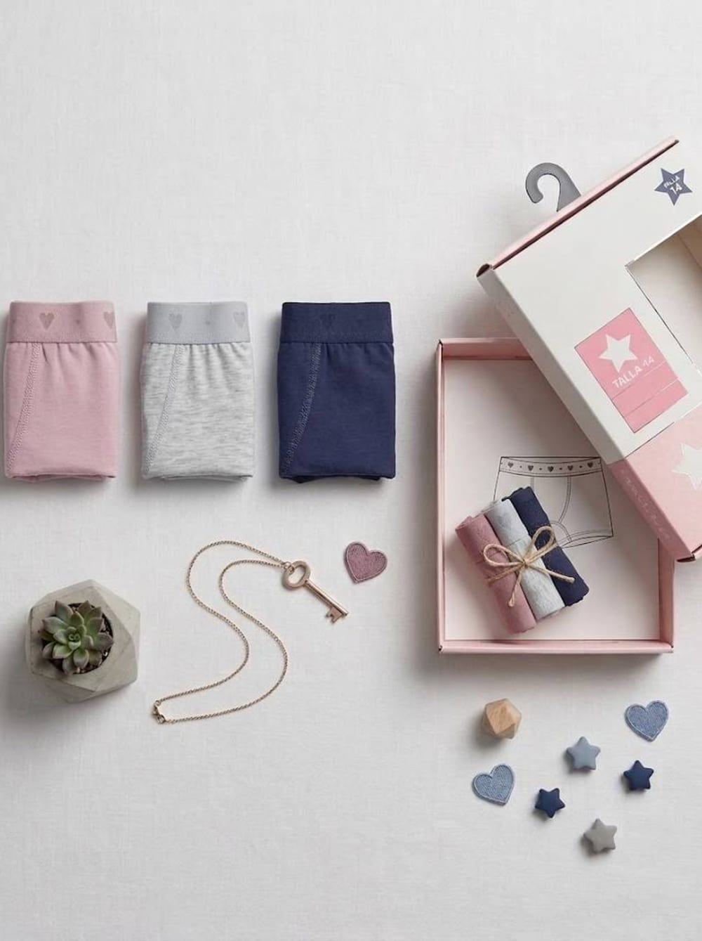 Tripack Boxer Niña Cotton Spandex | Comodidad