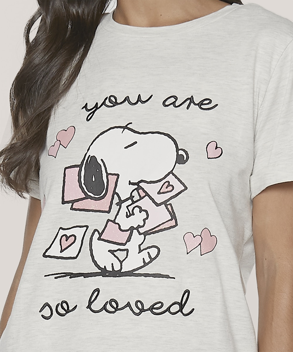 Pijama Cotton Snoopy | Comodidad y Estilo Veraniego