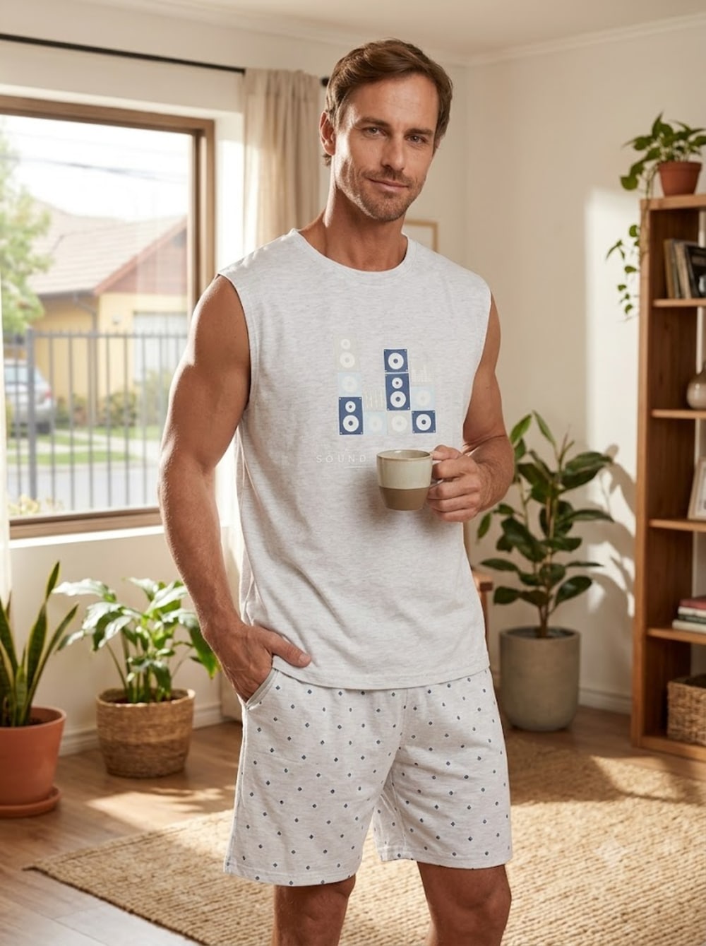 Pijama Cotton Hombre | Confort y Frescura