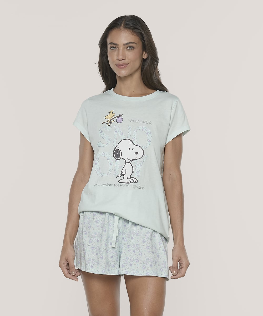 Pijama Cotton Snoopy Cotton | Suavidad y Confort