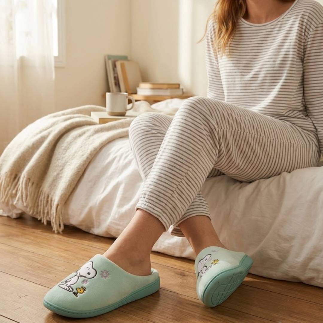 Pantuflas Snoopy Mujer | Suavidad y Alegría para Tu Hogar